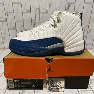 New Nike Air Jordan 12 Retro French Blue 2016 Jumpman 130690-113 Mens 11.5
